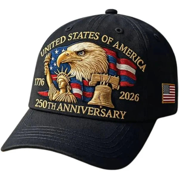 America’s 250th Anniversary Eagle Heritage Premium Embroidered Hat